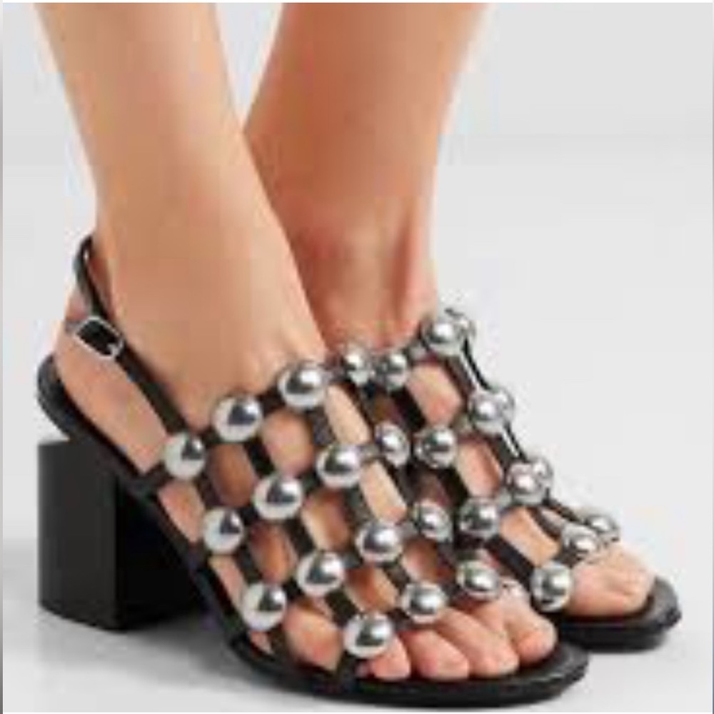 Alexander Wang size 8 cage heels with studs